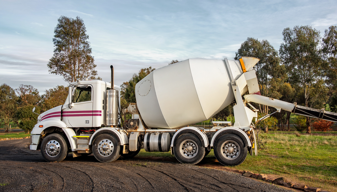 Queensland's Big Build - Cement truck